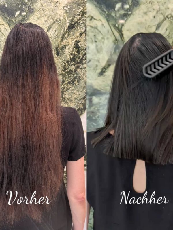 ✨ Neuer Look für die Kundin von @janabrumme ✨ Von lang zu kurz mit einem…