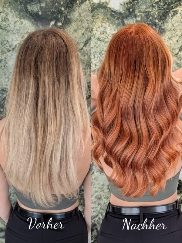 ✨New Season, New Hair ✨ Von Blond zu einem intensiven, warmen Rot und dazu ein…